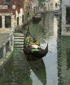 Gondola China scenery Oil Paintings
